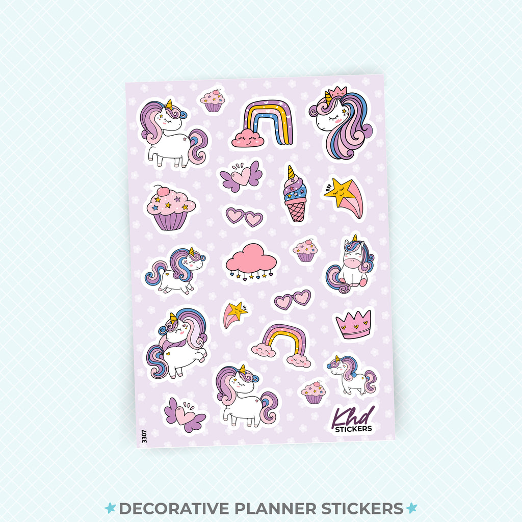 Unicorn Planner Stickers