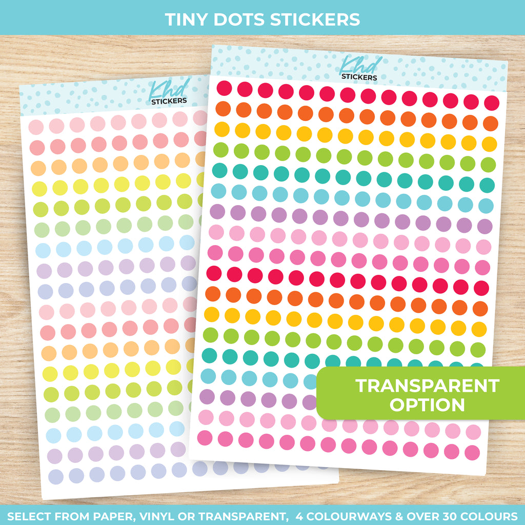 Dot Stickers Transparent