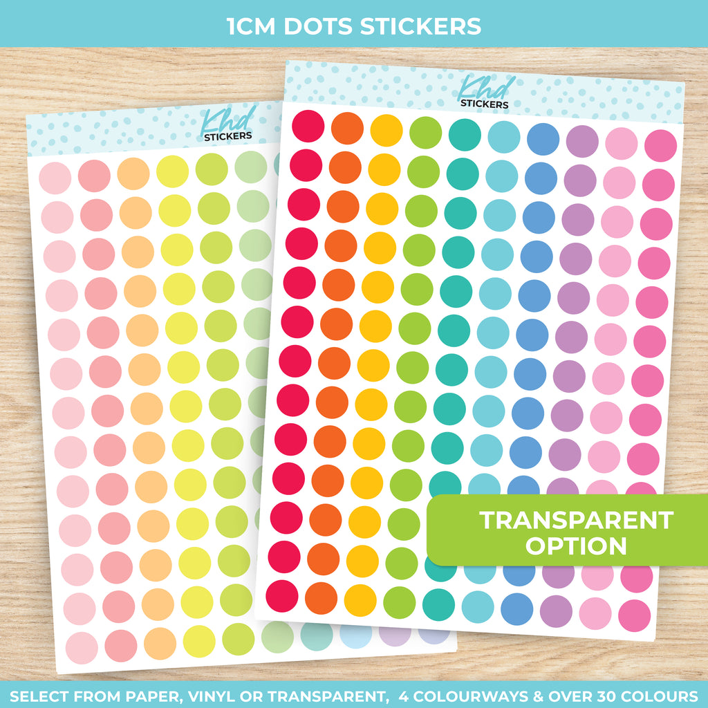 Dot Stickers Transparent