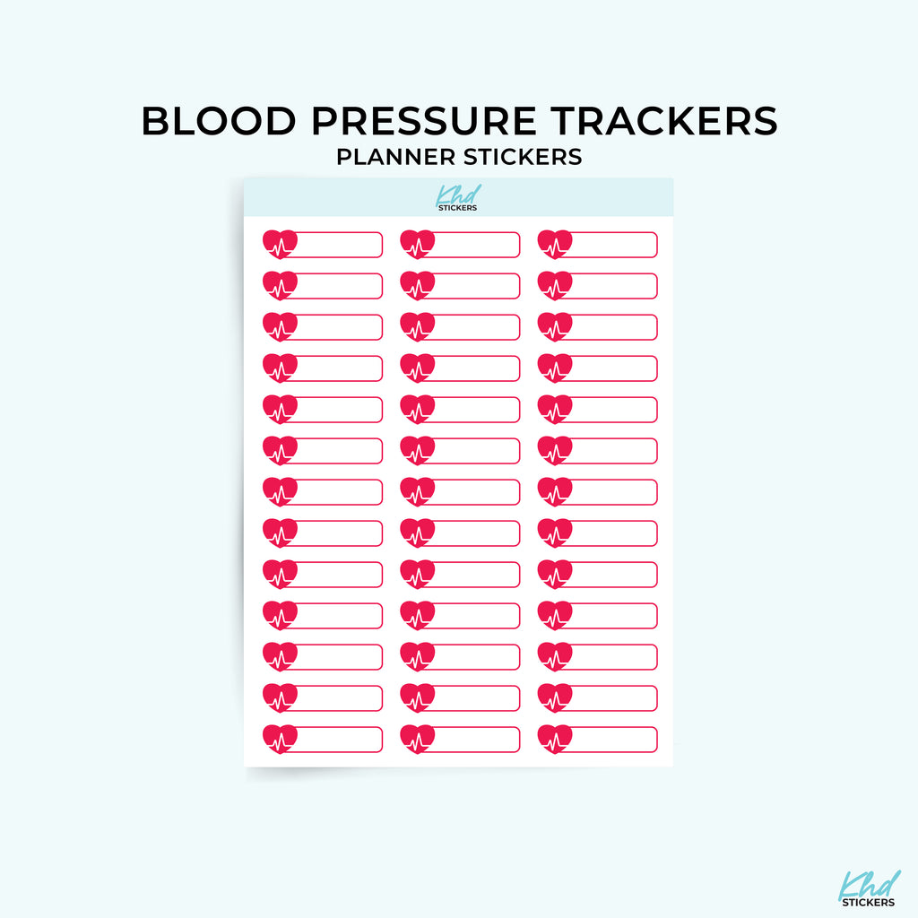 Bp Test Sticker Blood Pressure Stickers – KHDStickers