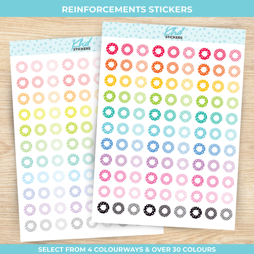 Planner Reinforcement Stickers