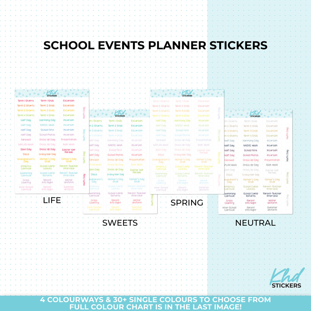 School Events Stickers Mufti Day