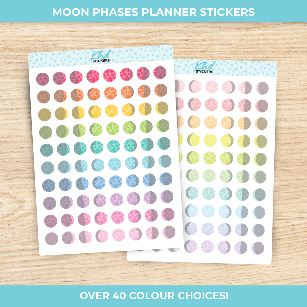 Moon Phase Stickers