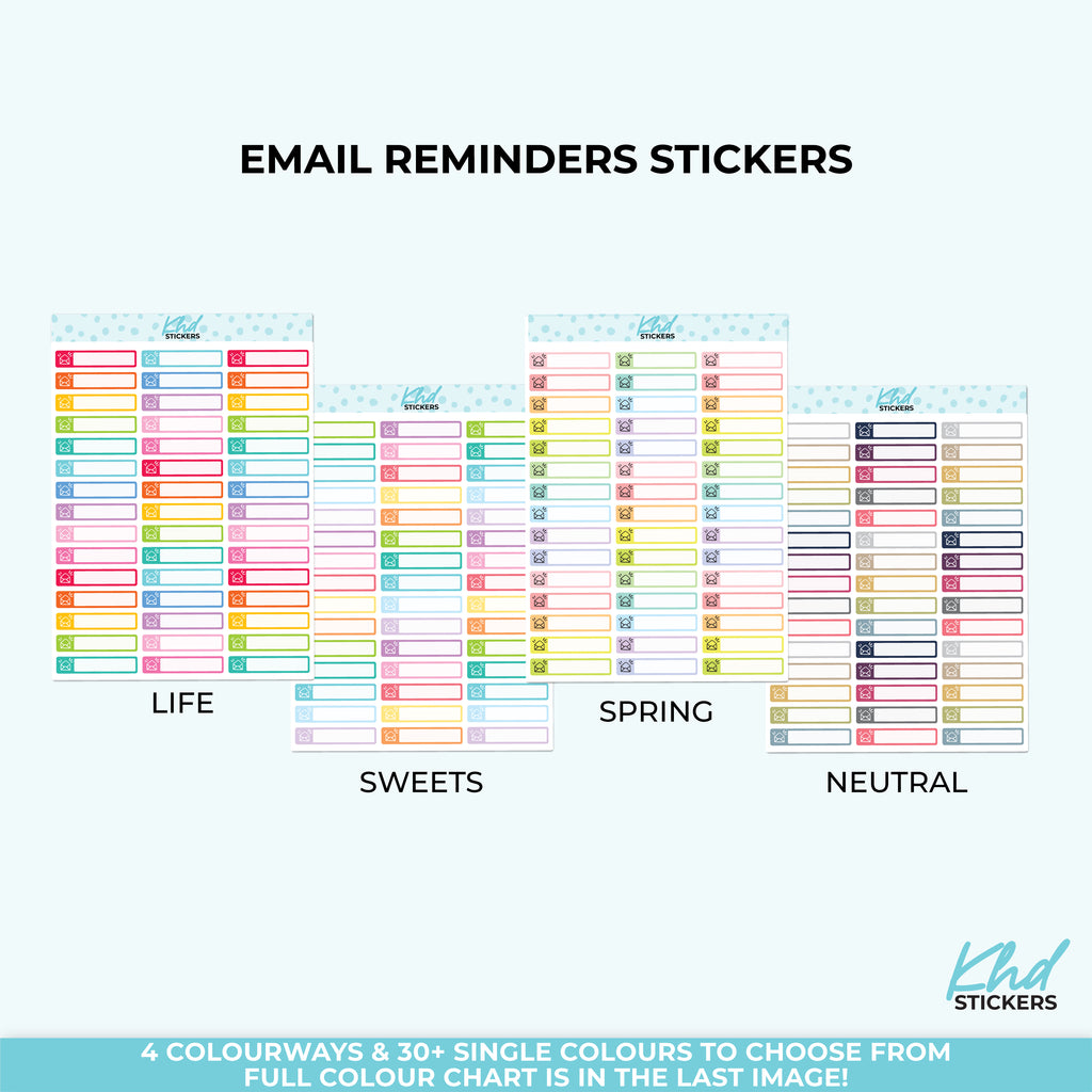 Mail Reminders Vinyl - Removable