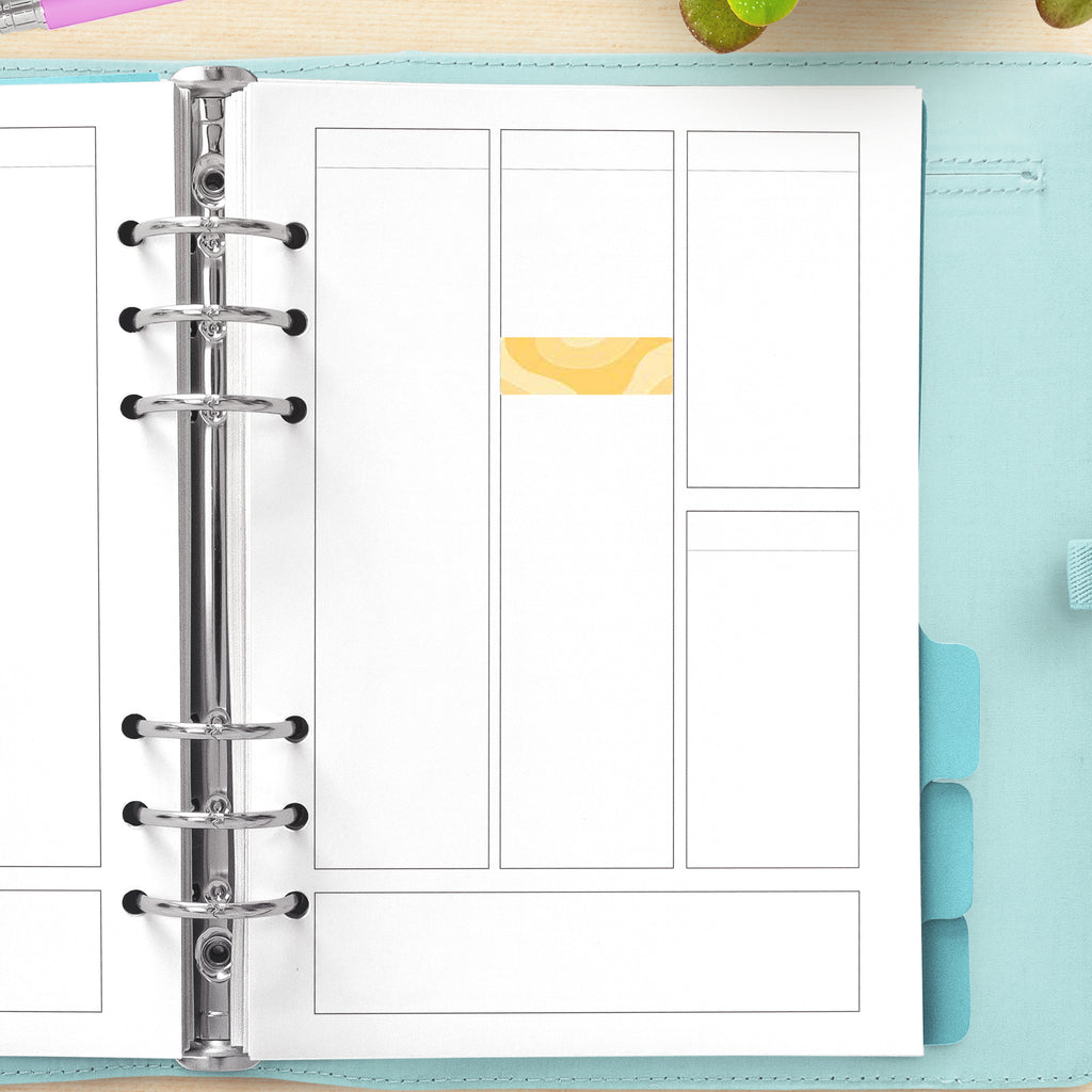 Blank Swirl Headers and Functional Boxes Vinyl - Removable