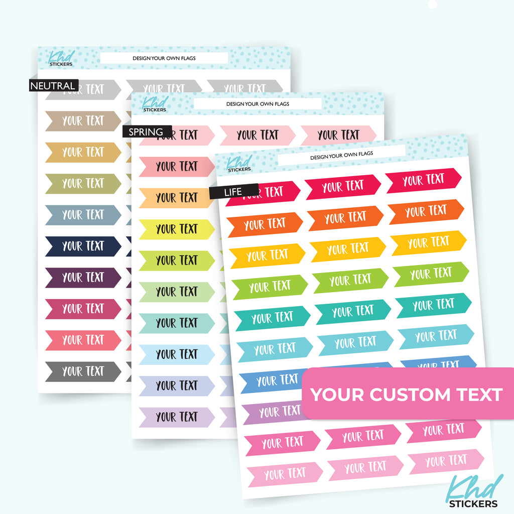 Design Your Own - Arrow Flags