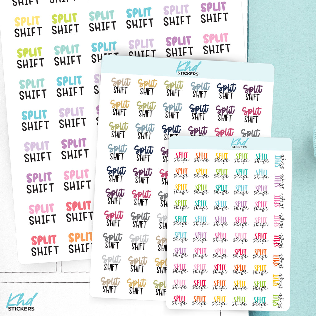 Work Shift Sticker Work Planner Stickers | KHDStickers – Page 5
