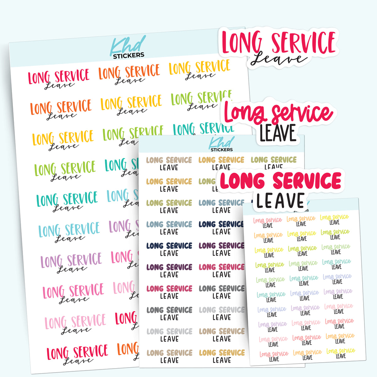 Long Service Leave Stickers – KHDStickers