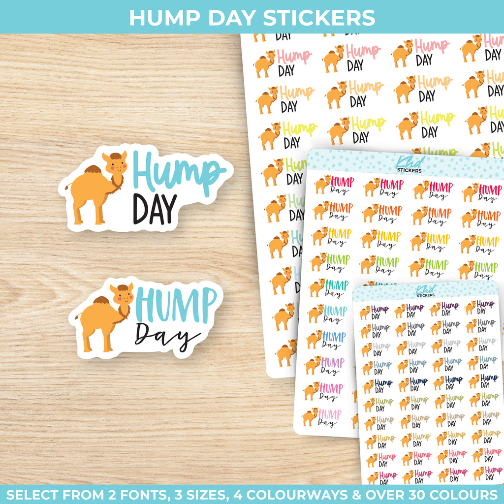 Hump Day Stickers Small