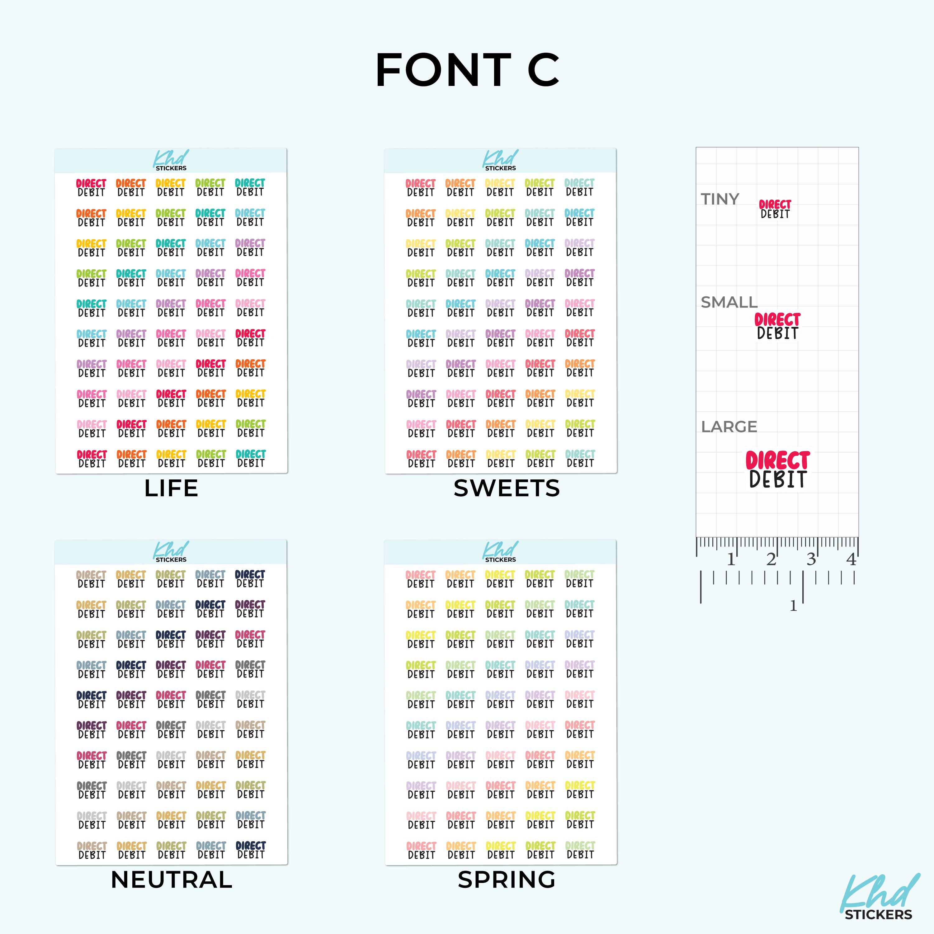 Direct Debit Script Direct Debit Script Stickers – KHDStickers