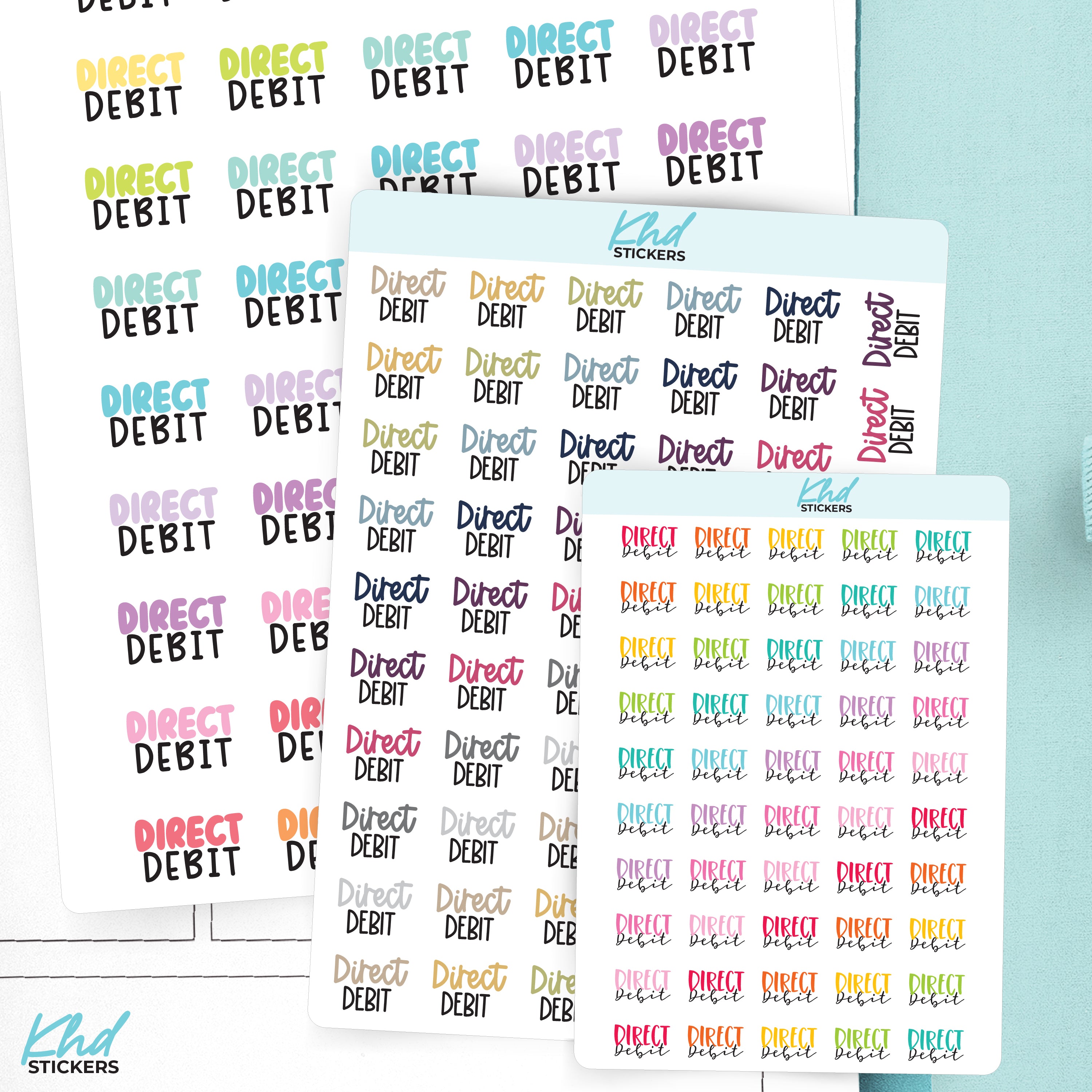 Direct Debit Script Direct Debit Script Stickers – KHDStickers