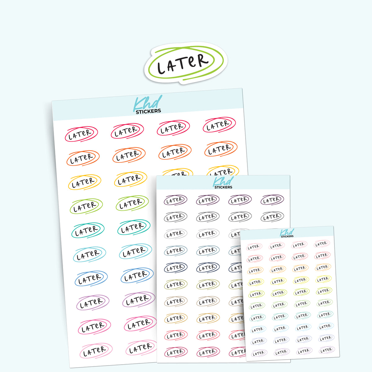 Later Planner Stickers – KHDStickers