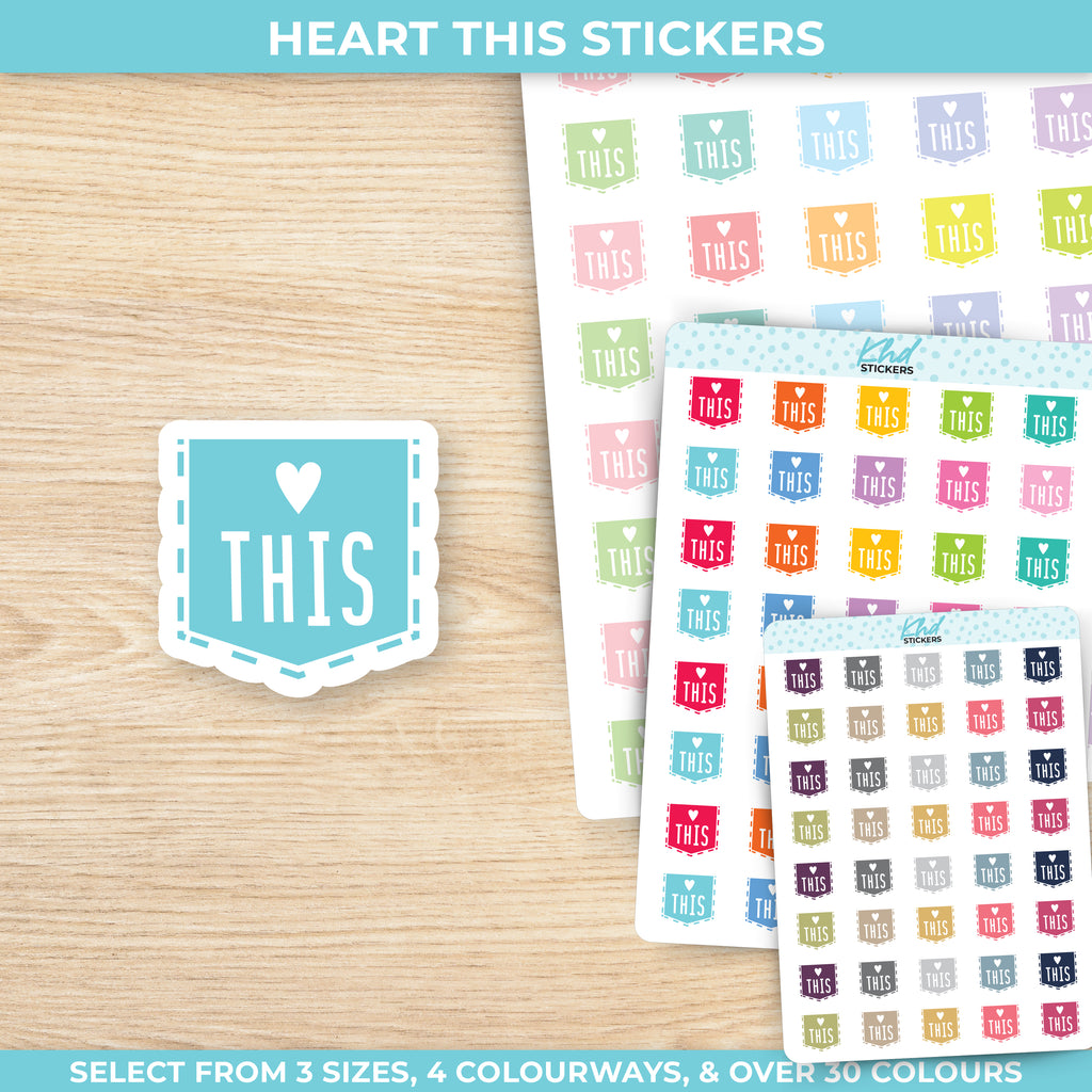 Heart This Planner Stickers Small