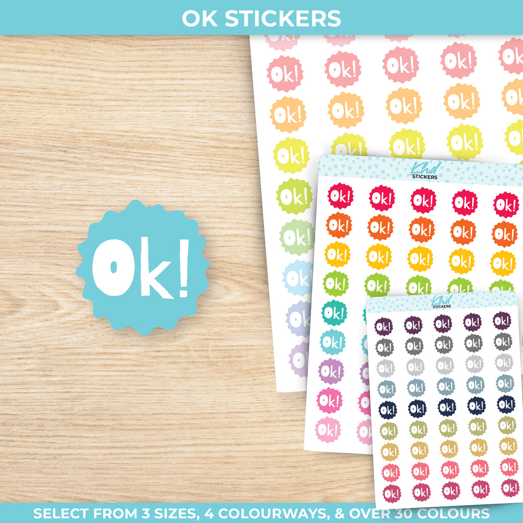 OK! Stickers Small