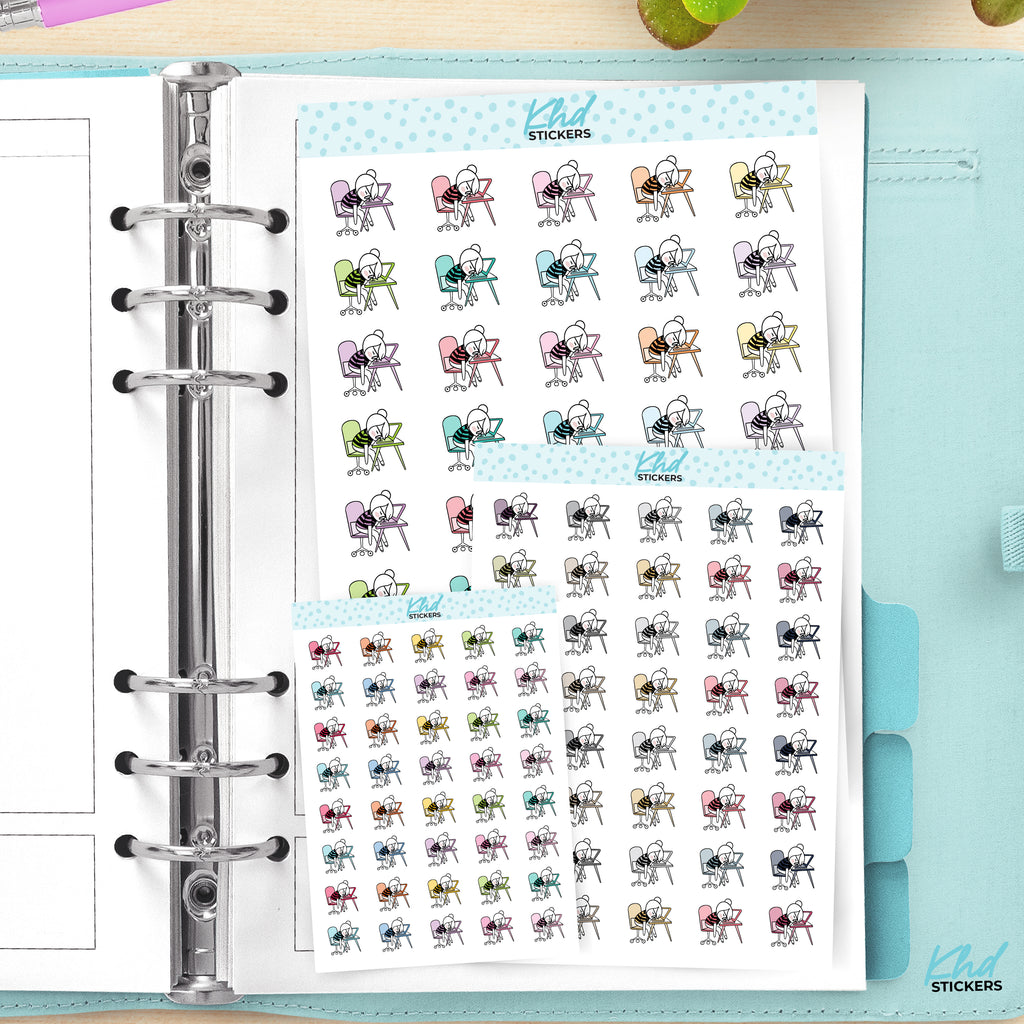 Planner Girl Leona Exhaustion Planner Stickers Small