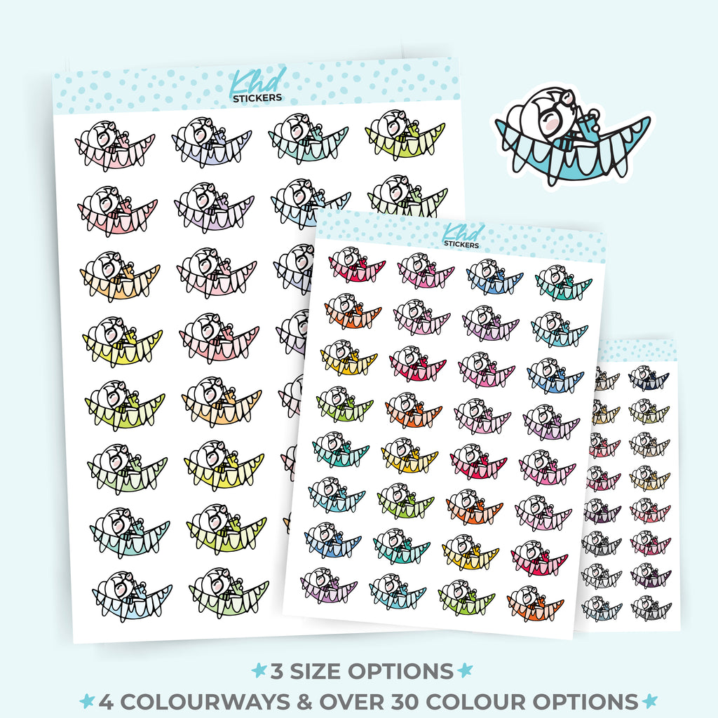 Planner Girl Leona Relaxing Planner Stickers Small