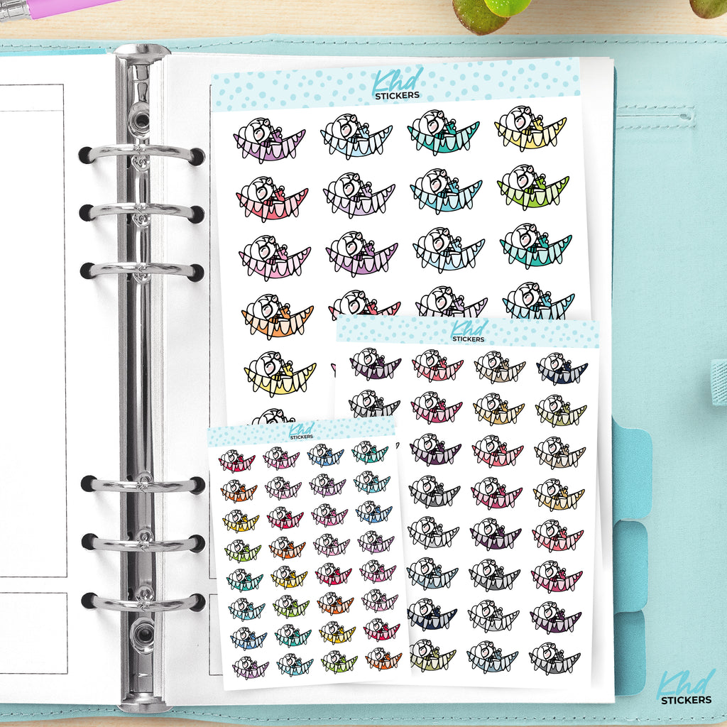 Planner Girl Leona Relaxing Planner Stickers Small