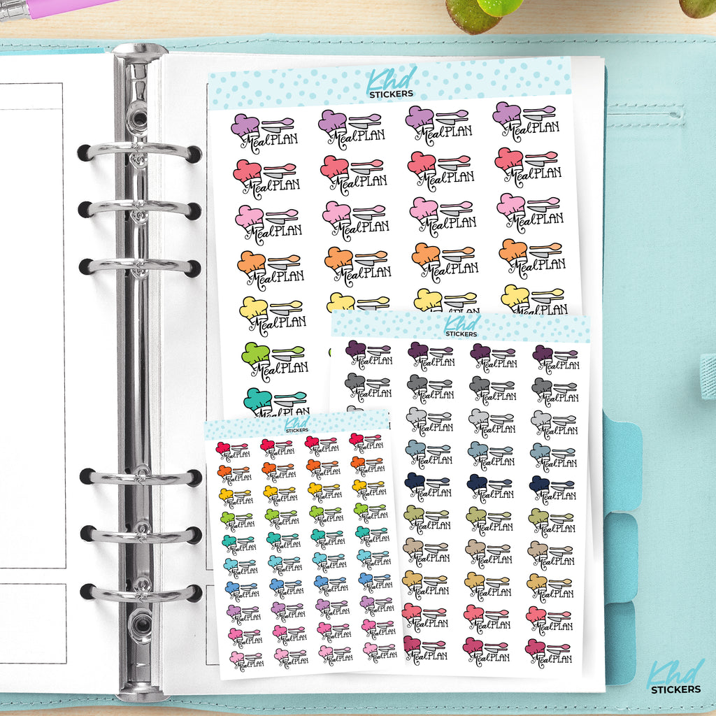 Meal Plan Planner Stickers Small