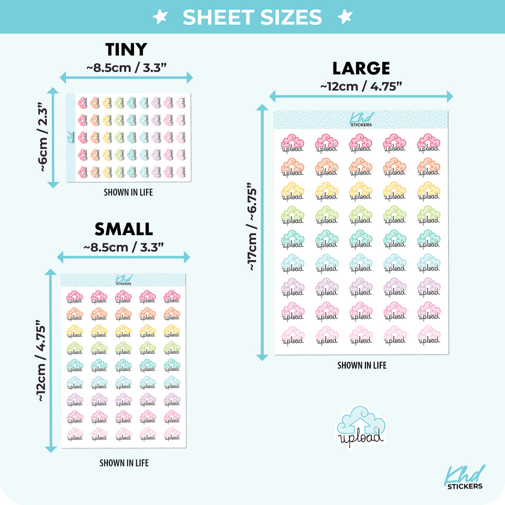 Upload Planner Stickers Small