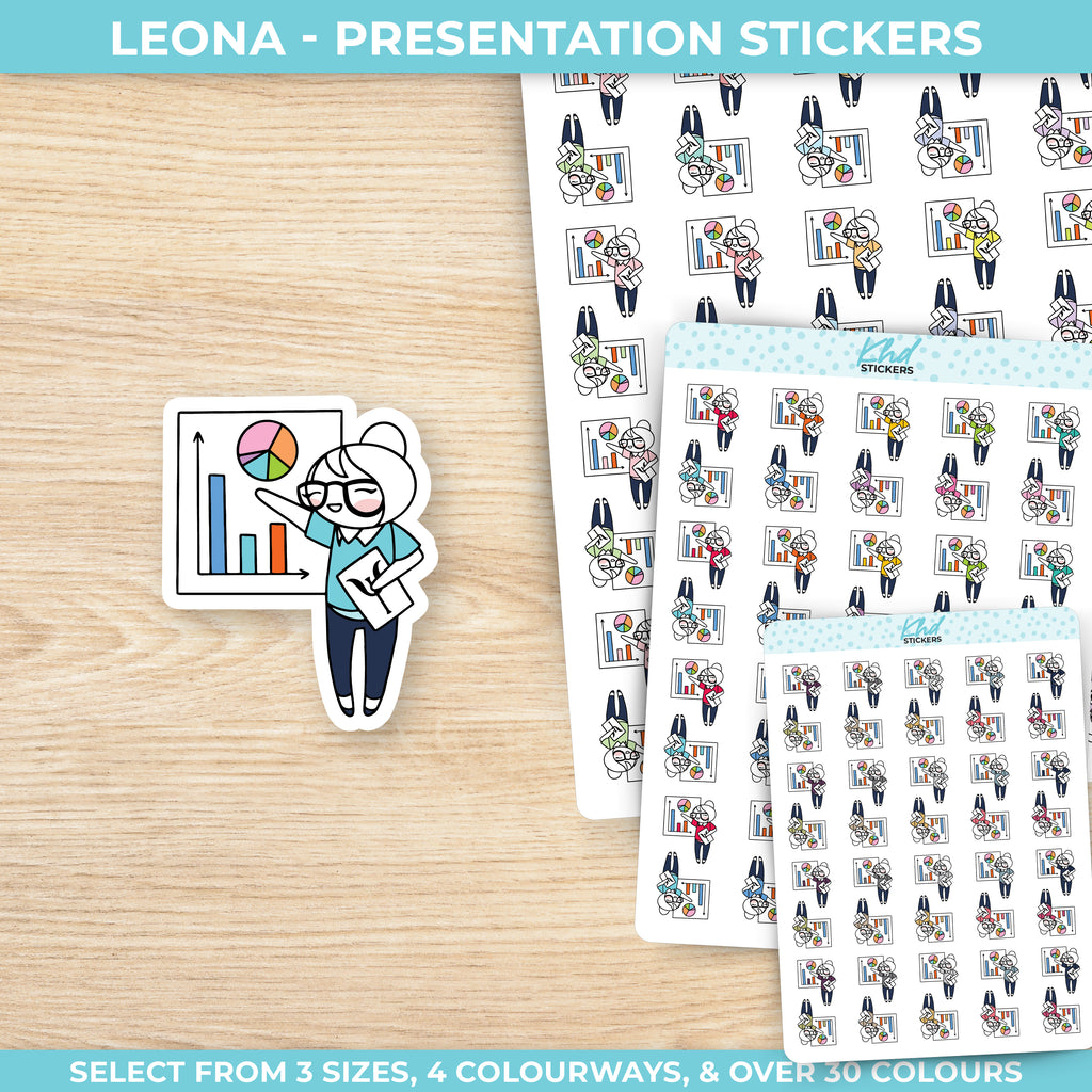 Planner Girl Leona Presentation / Teaching Planner Stickers Small