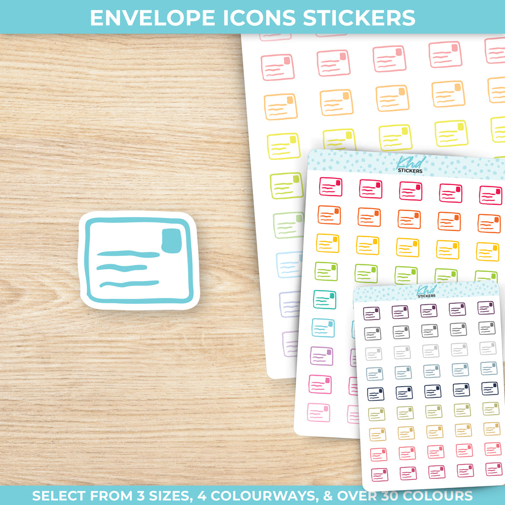 Envelope Icon Stickers Small