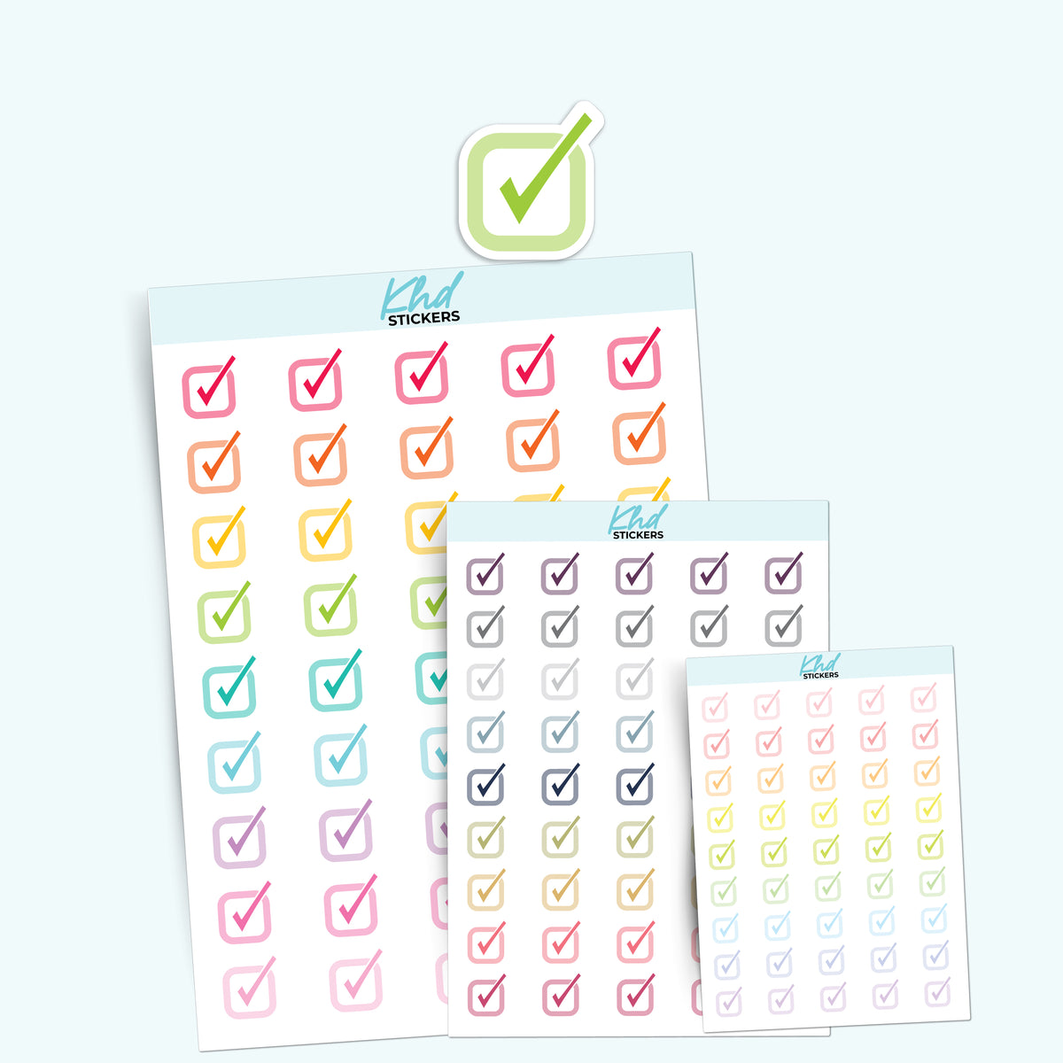 Tick Boxes Planner Stickers – KHDStickers