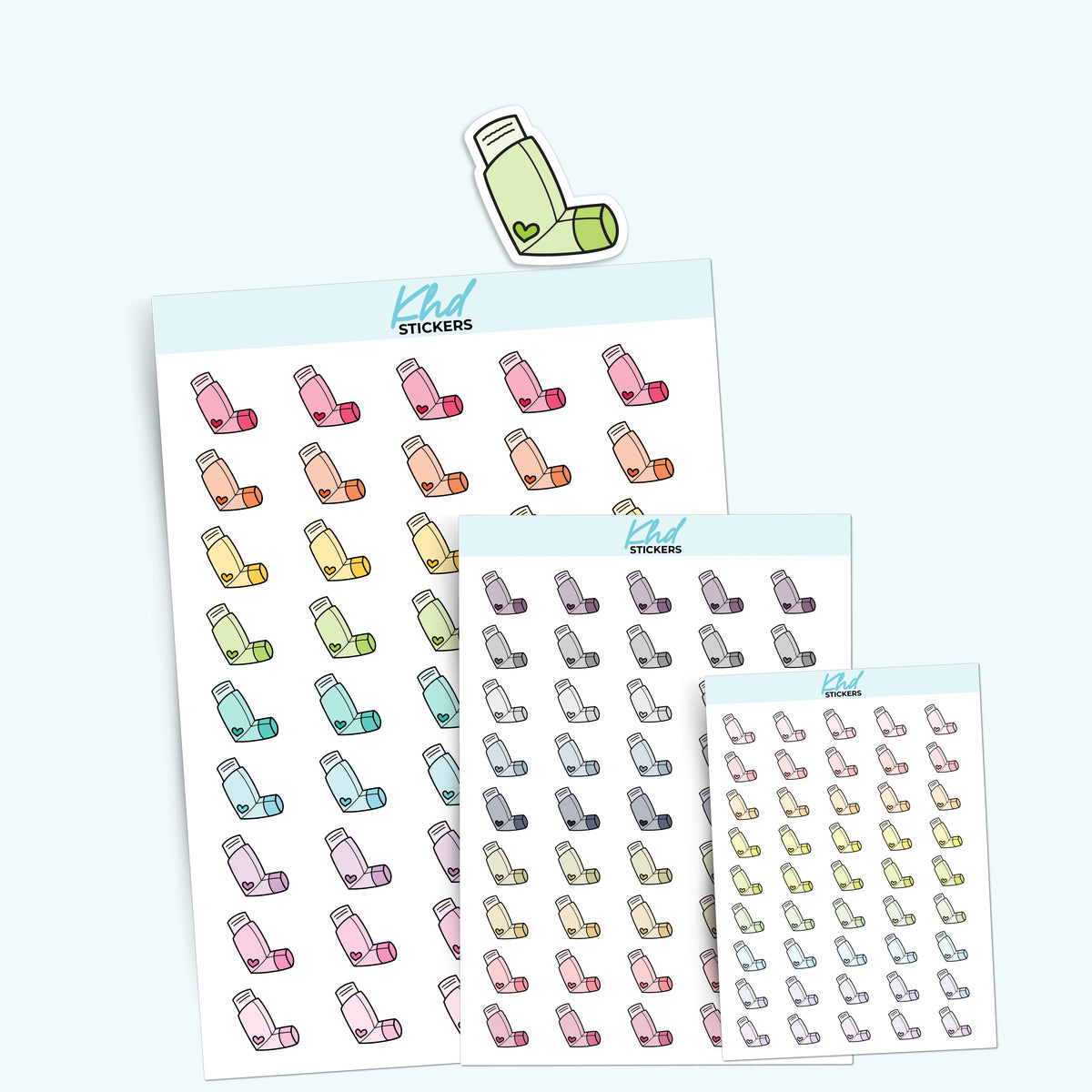 Inhaler Icon Stickers – KHDStickers