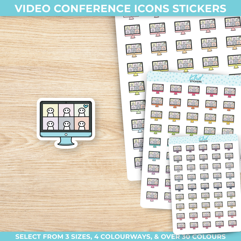 Video Conference Icons Small