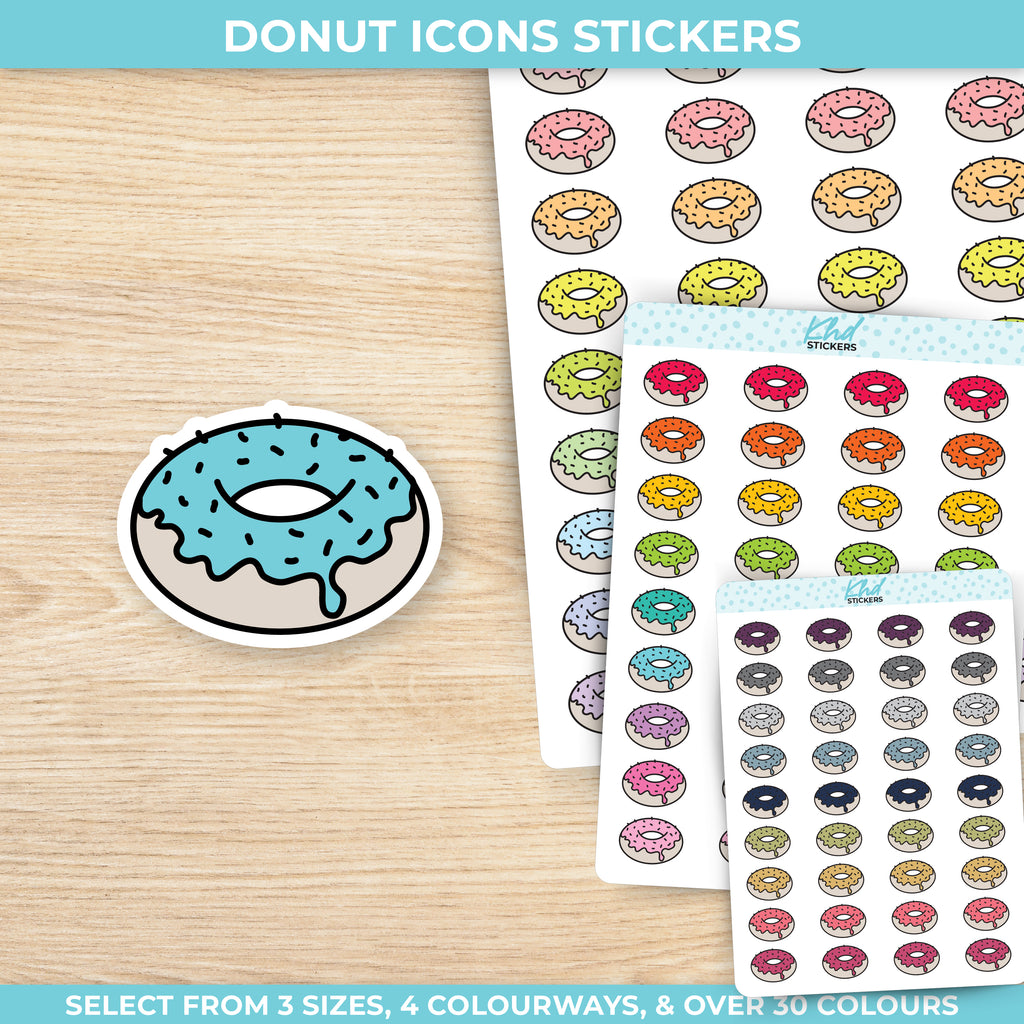 Donut Icon Planner Stickers Small