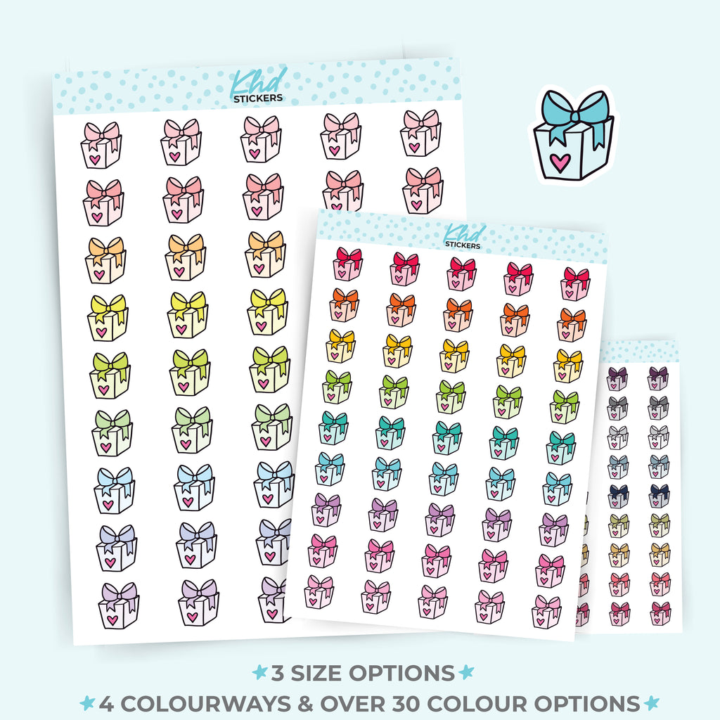 Cute Birthday Icon Stickers Small