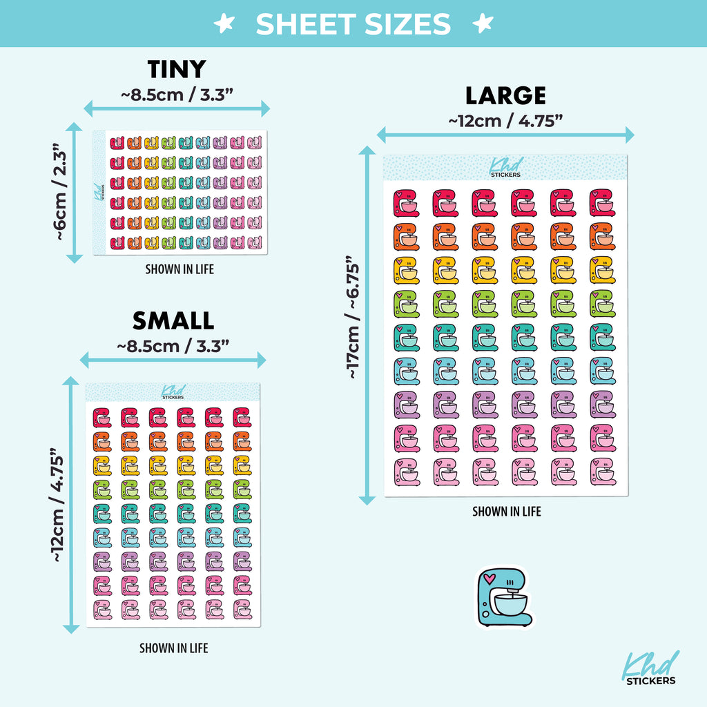 Baking Mixing Bowl Icons Small