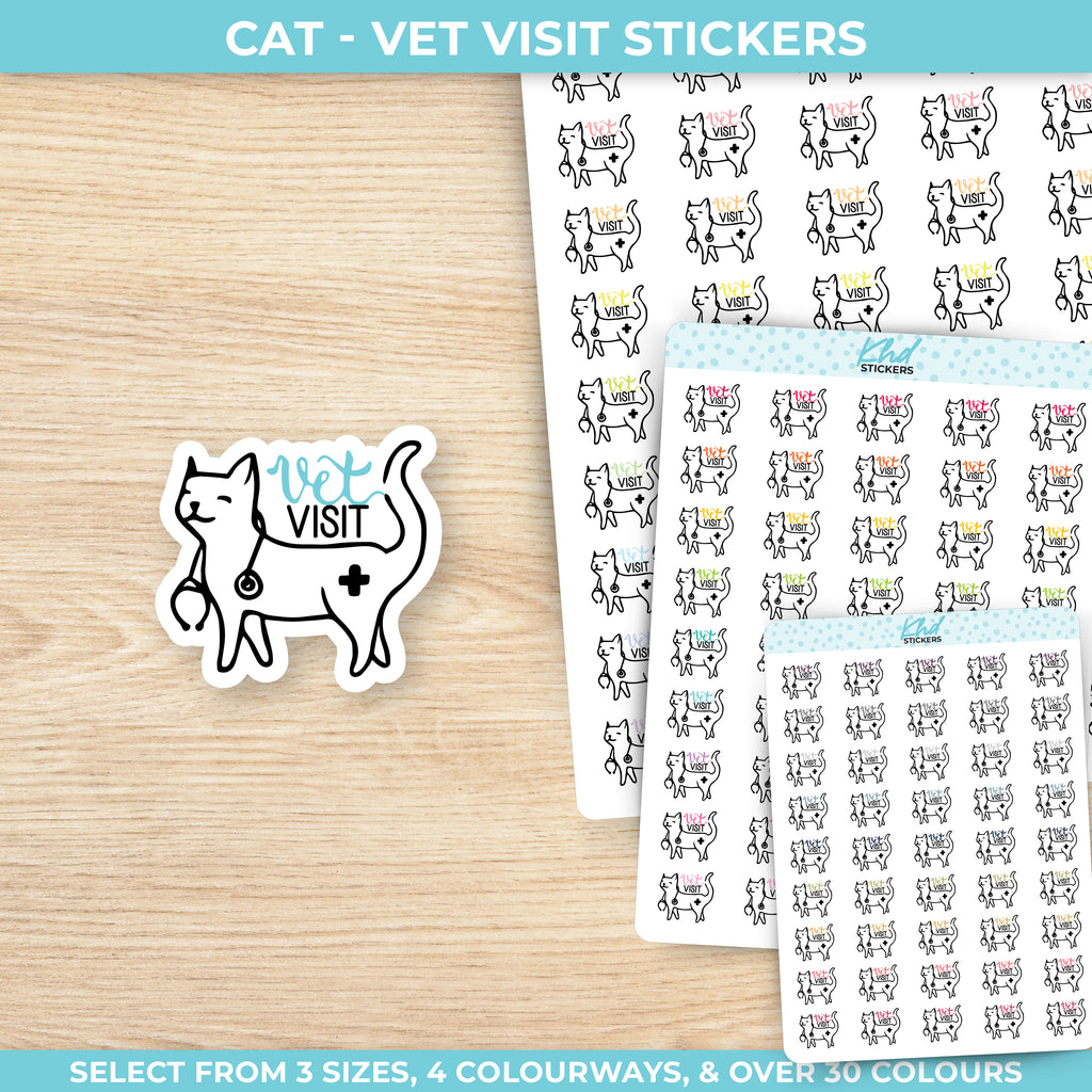 Cat Planner Stickers Small