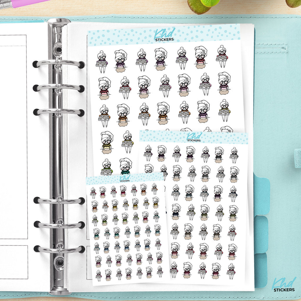 Planner Girl Baking Stickers Small