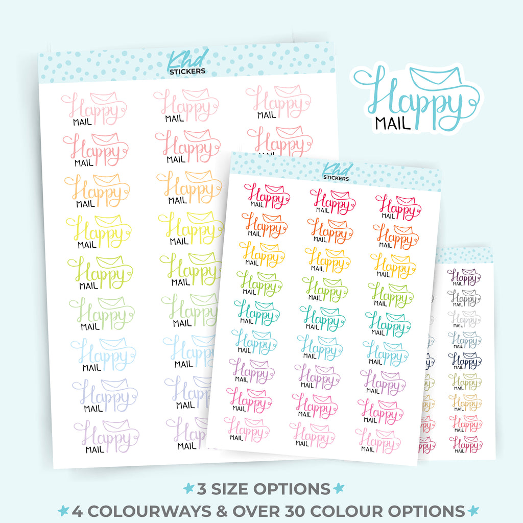 Happy Mail Planner Stickers Small