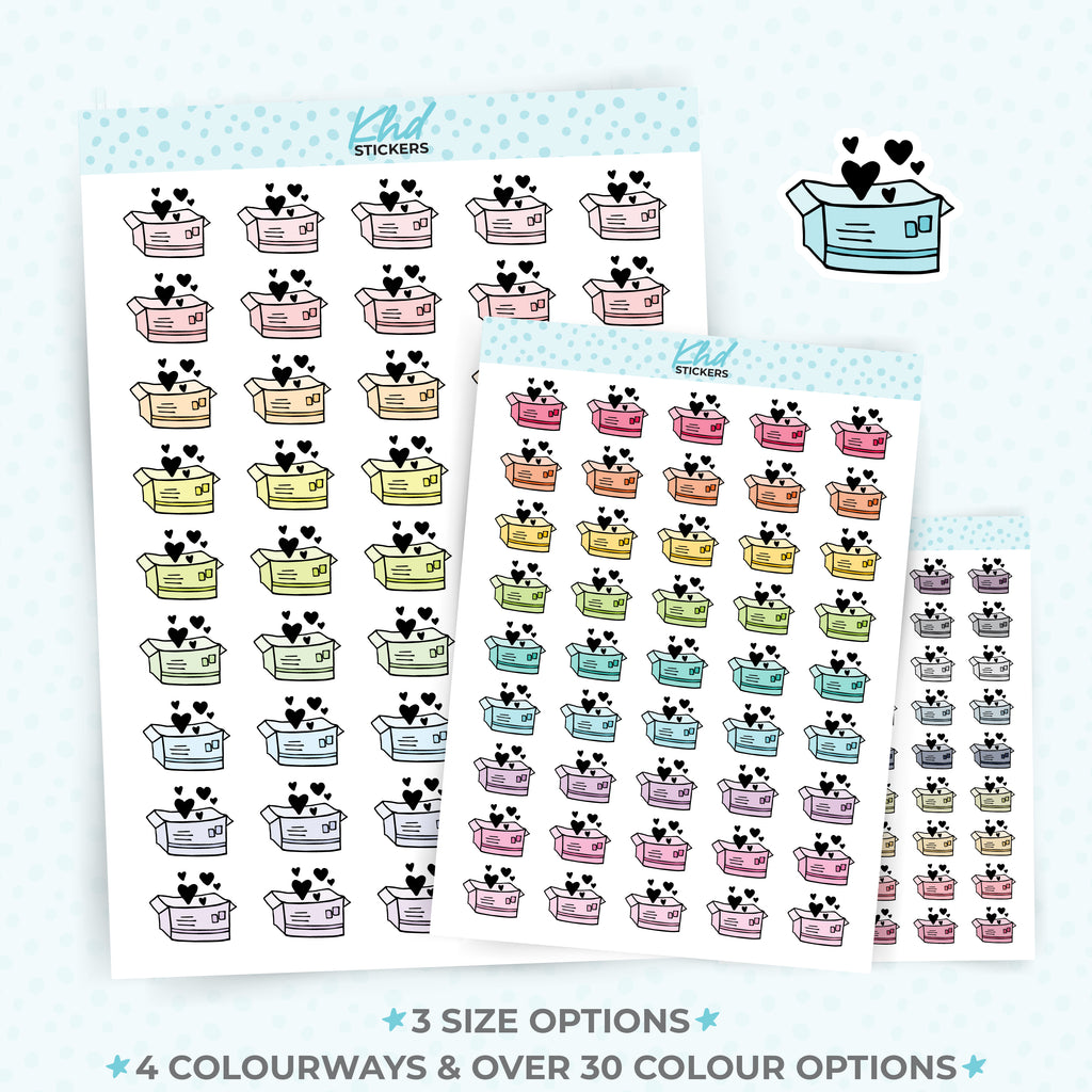 Happy Mail Package Planner Stickers Small