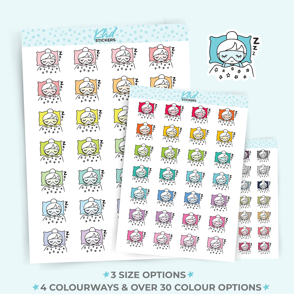 Planner Girl Leona Sleep Time Planner Stickers Small