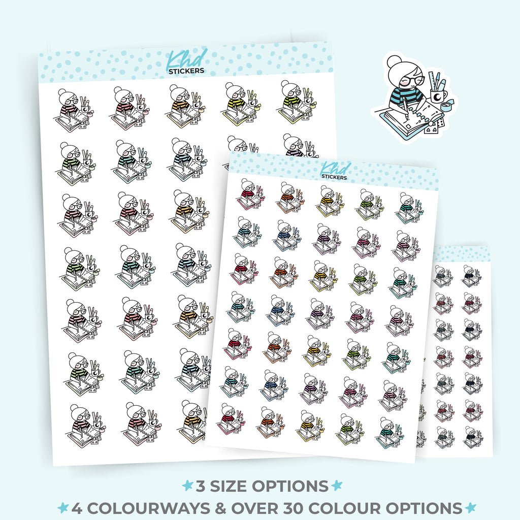 Planner Girl Planning Time Planner Stickers Small