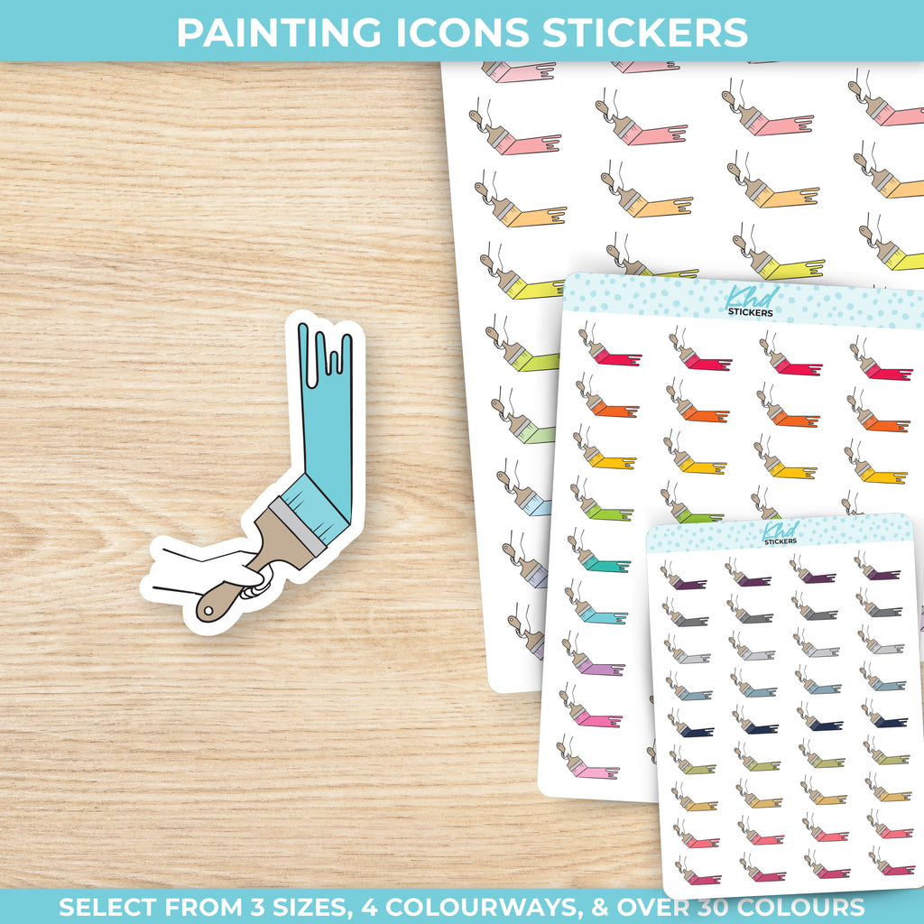 Painting Planner Stickers Small