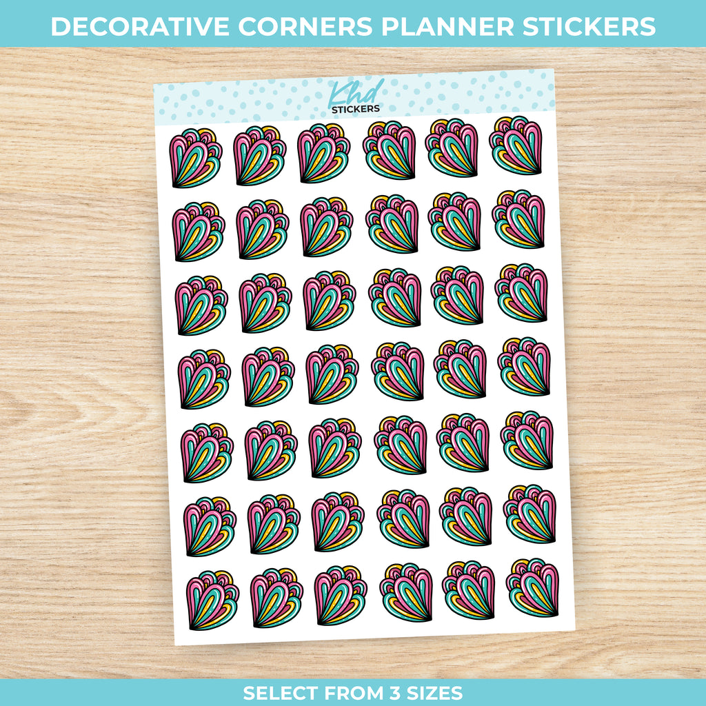 Decorative Corner  Stickers Small