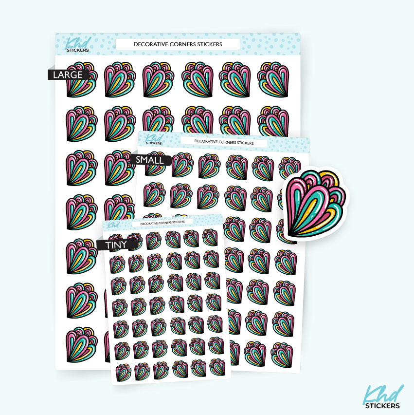 Decorative Corner  Stickers Small