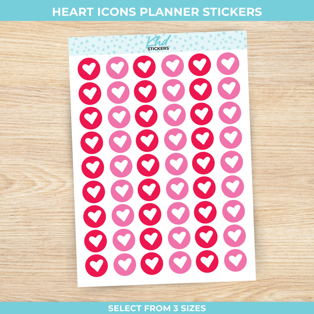 Heart Stickers Small