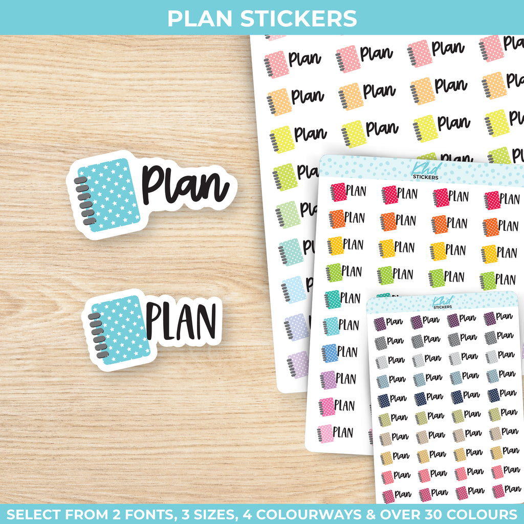 Plan Planner Stickers Small