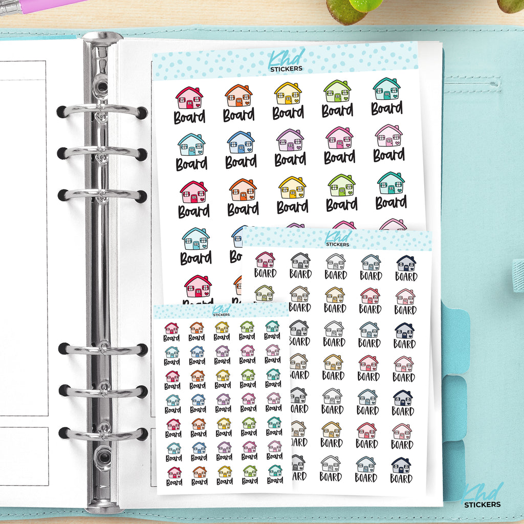 Board Planner Stickers Small