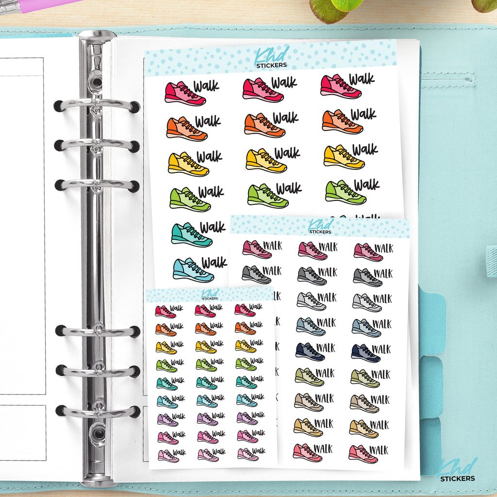 Walk Planner Stickers Small