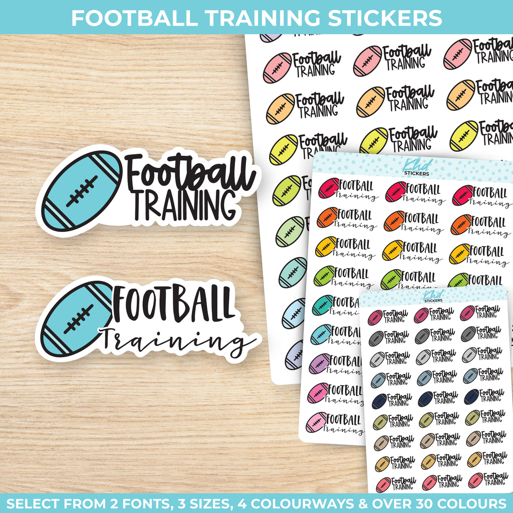 Football training Stickers Small