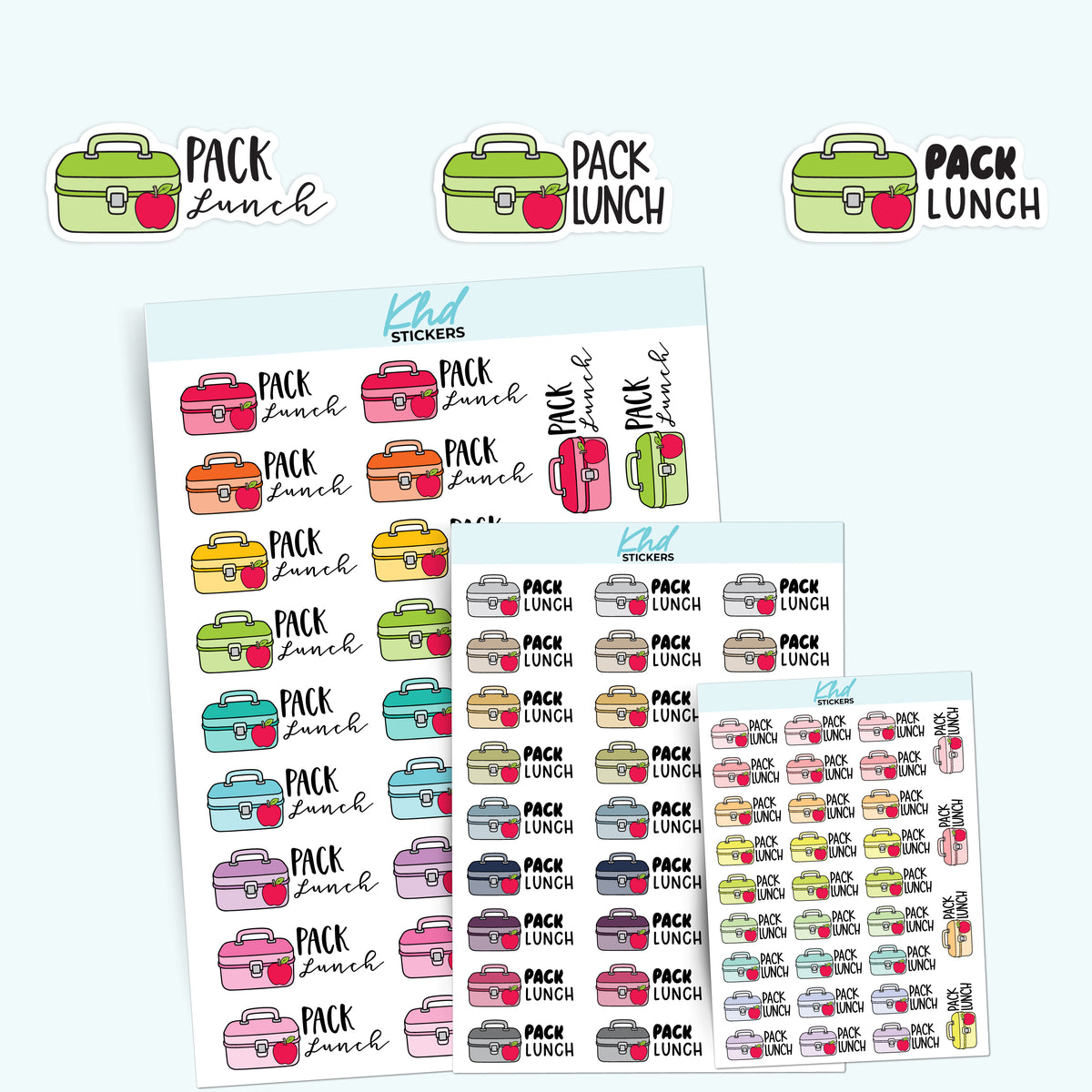 Pack Lunch Stickers – KHDStickers
