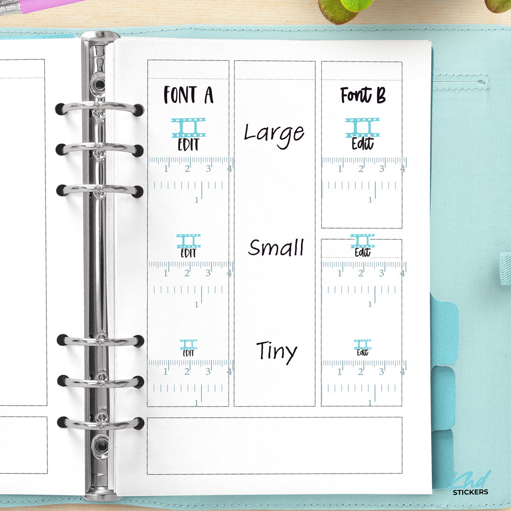 Edit Planner Stickers Small