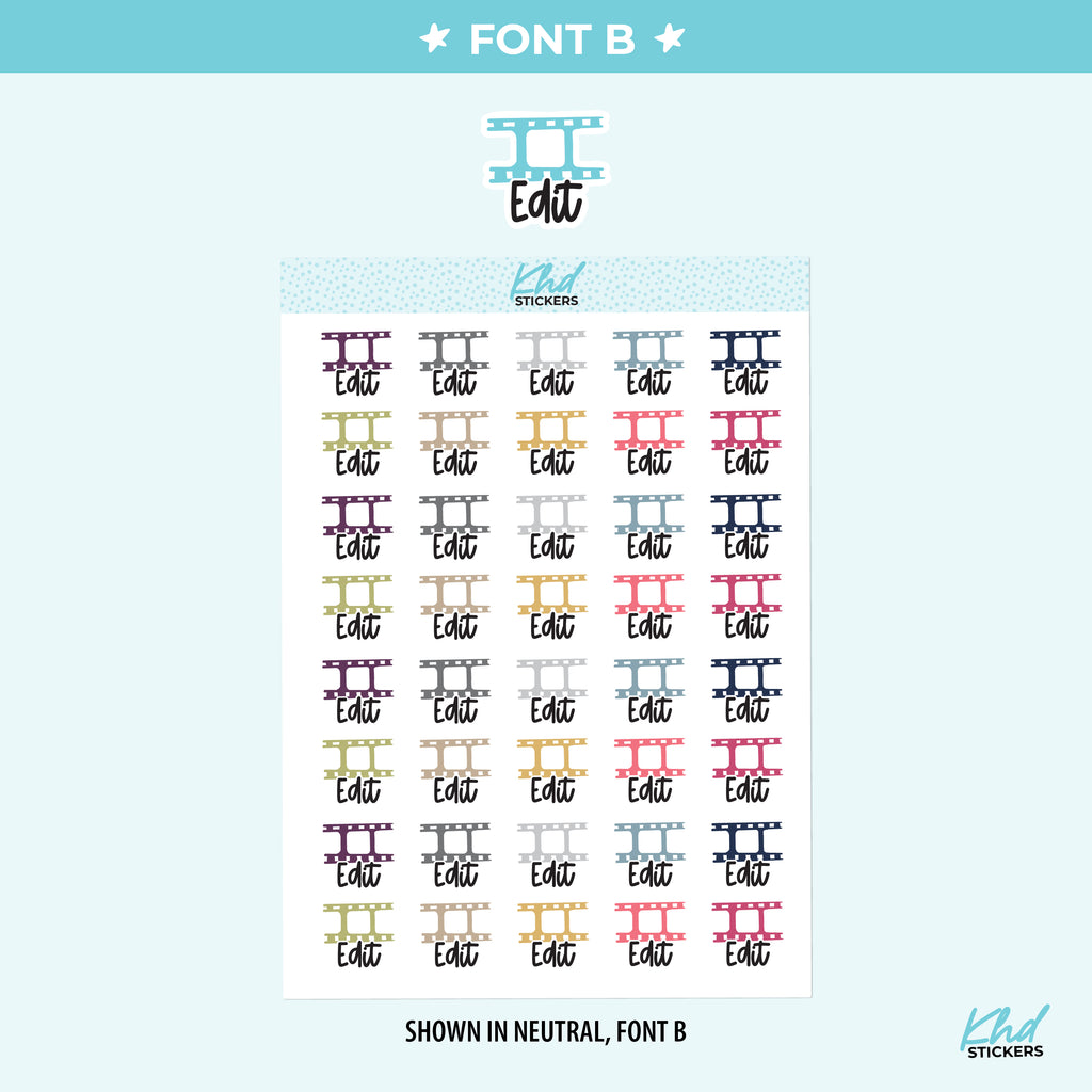 Edit Planner Stickers Small