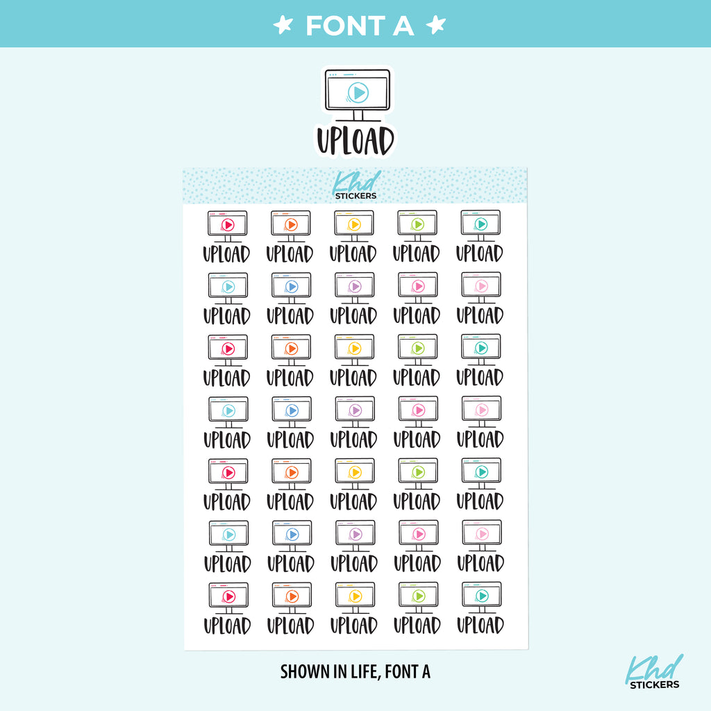 Upload Planner Stickers Small