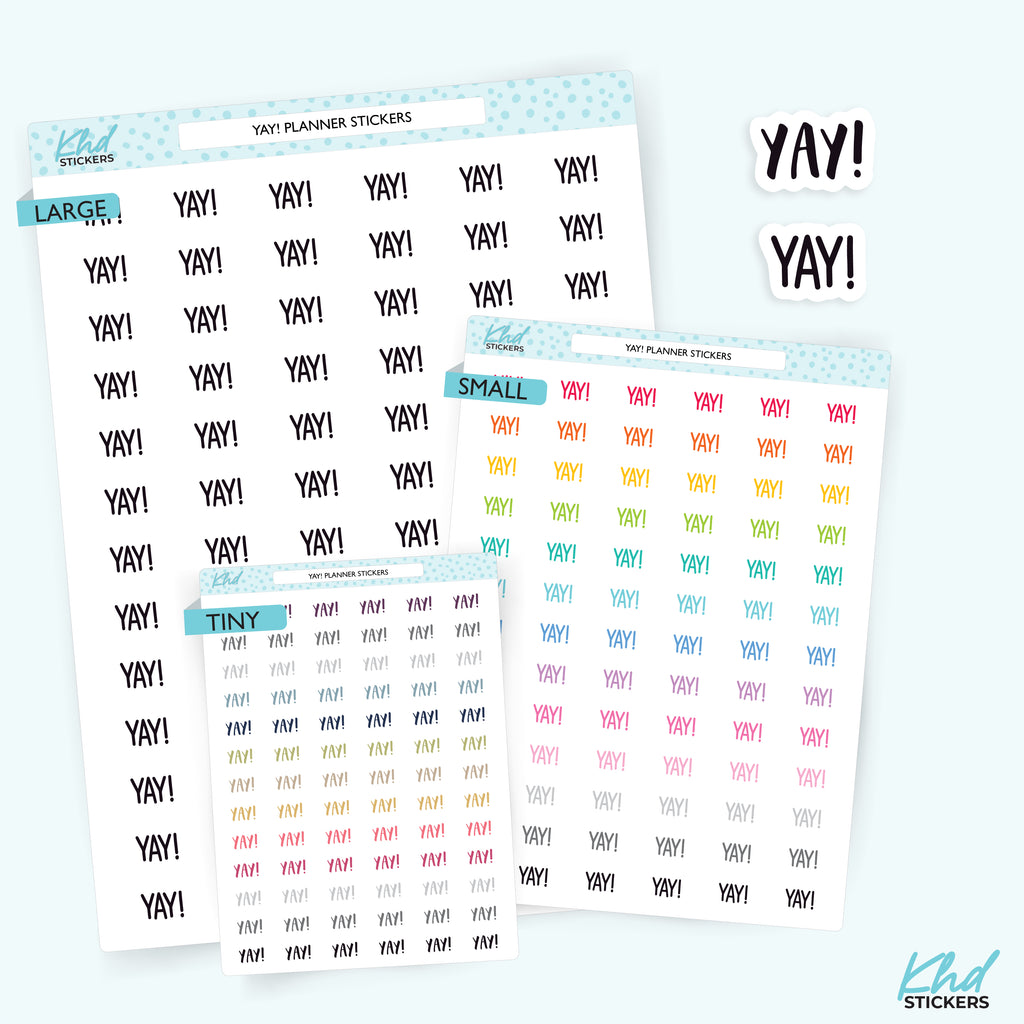 Yay! Planner Stickers Tiny